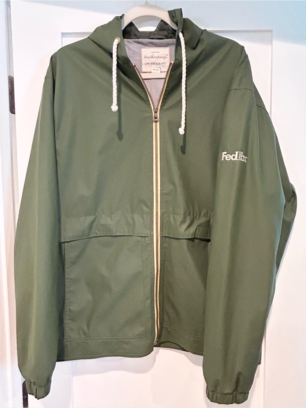 Weatherproof FedEx Logo Raincoat